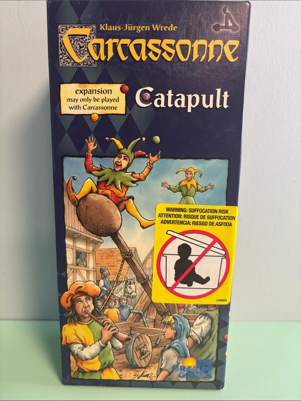 Carcassonne Catapult Expansion Board Game, Rio Grande Games, 2-6 Players